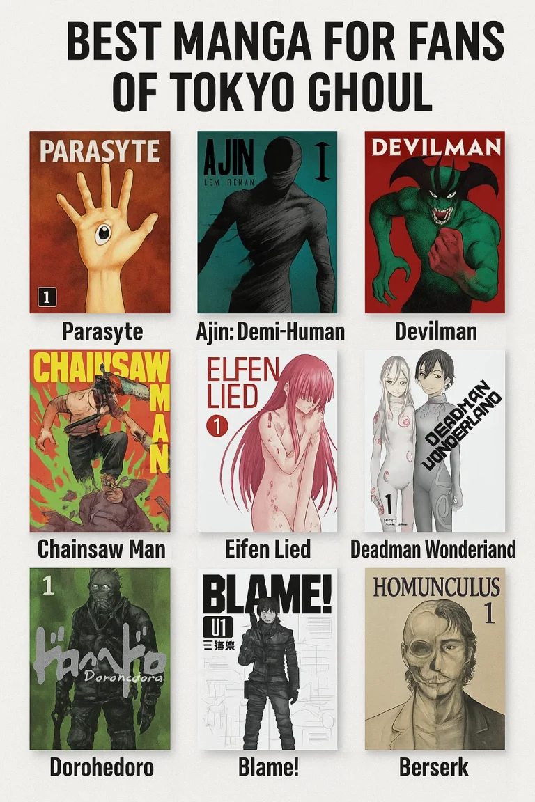 Best Manga for Fans of Tokyo Ghoul