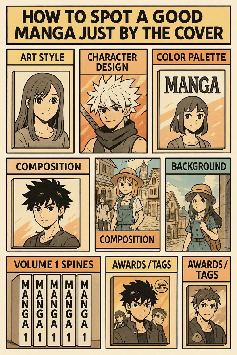 How to Spot a Good Manga Just by the Cover