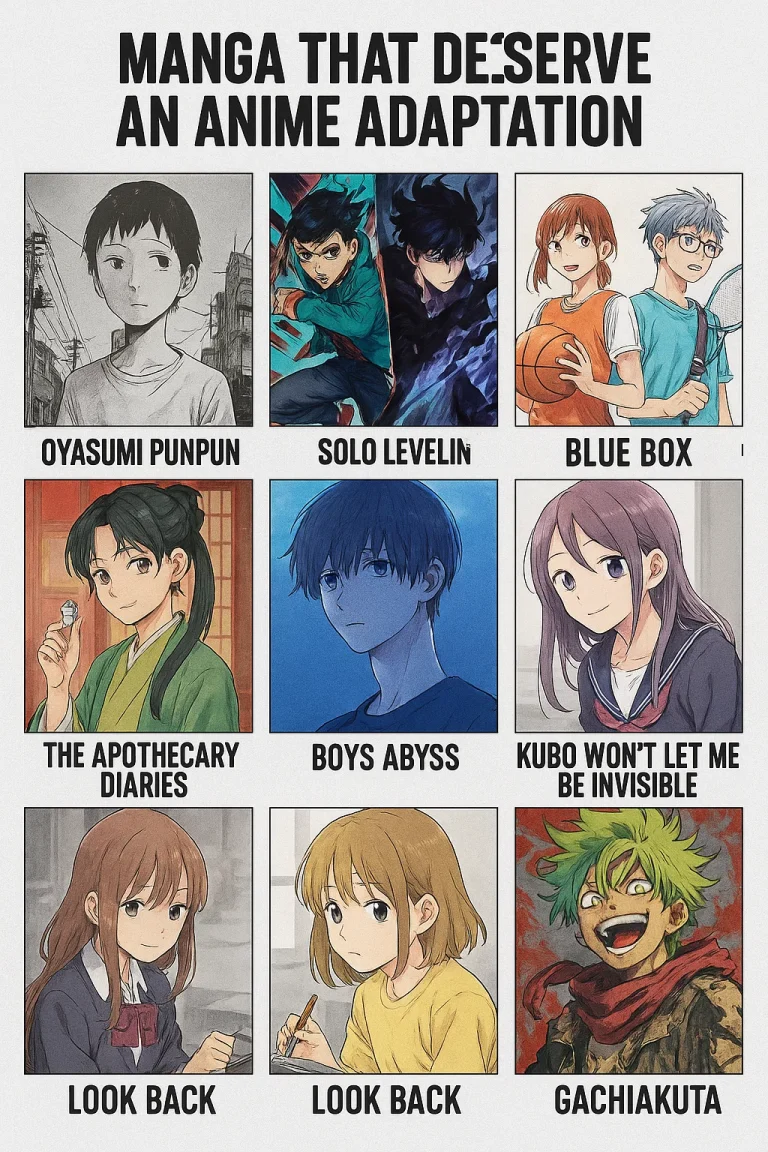 Manga That Deserve an Anime Adaptation