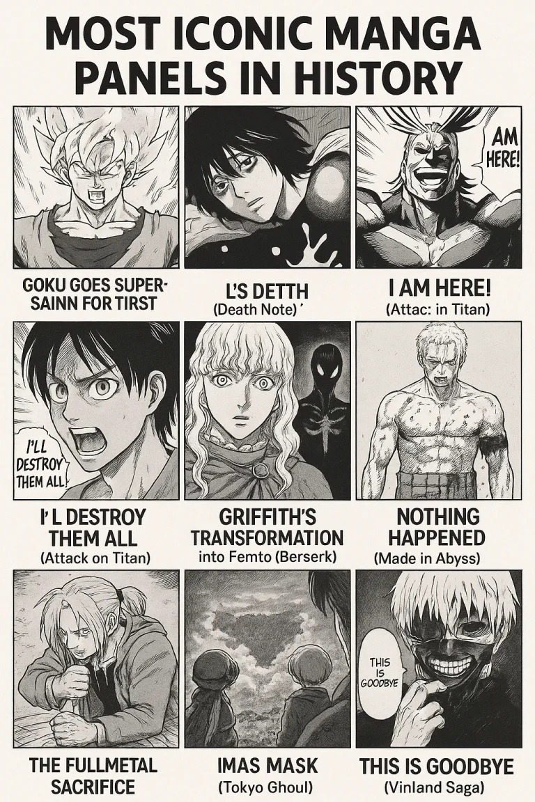 Most Iconic Manga Panels in History