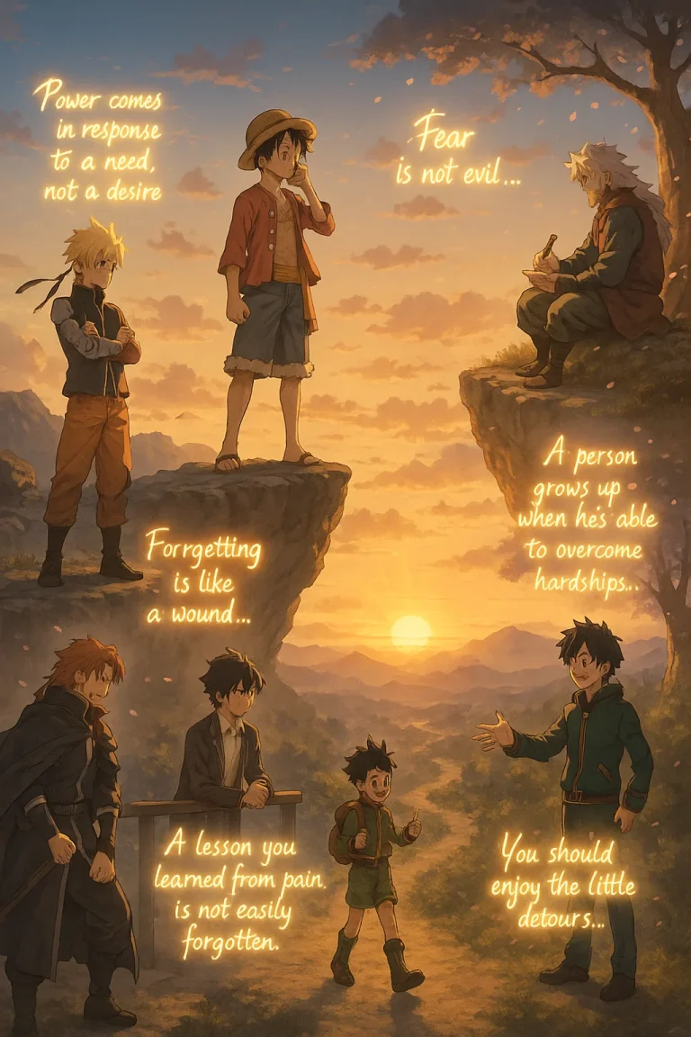 Most Inspiring Manga Quotes of All Time