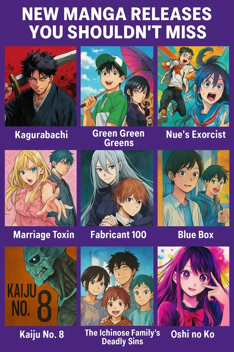 New Manga Releases You Shouldn’t Miss