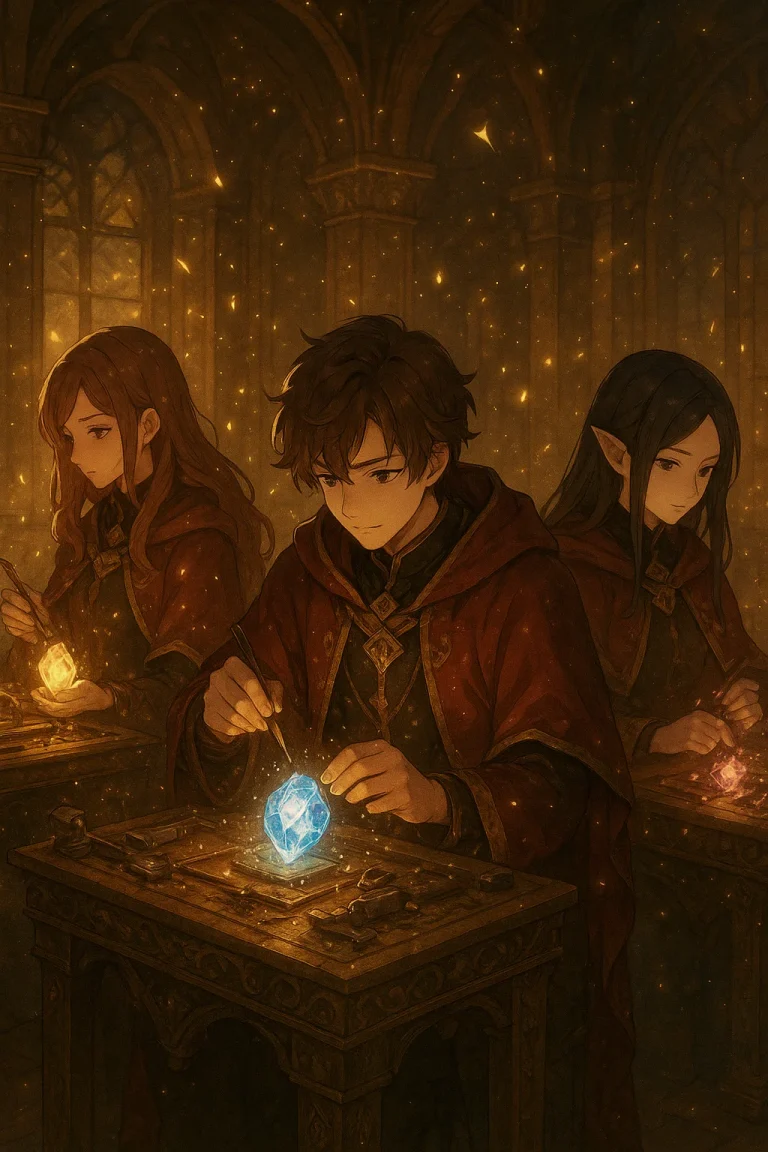 Supporting members of the gem guild or artisans’ circle-Nanatsuya Shinobu no Housekibako