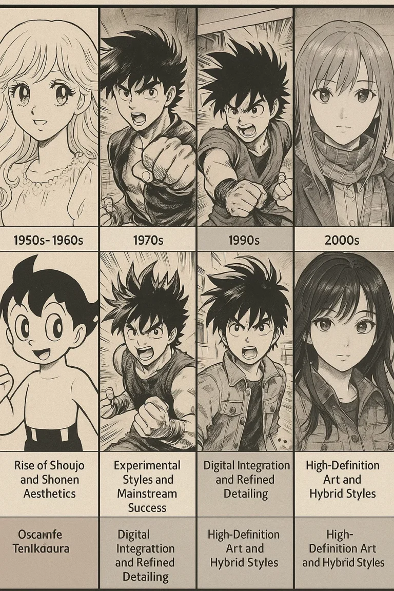 The Evolution of Manga Art Over the Decades
